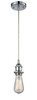 Bare Bulb 1 Light Mini Pendant In Polished Chrome (516-1P-Pc)