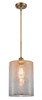Cobbleskill 1 Light Mini Pendant In Brushed Brass (516-1S-Bb-G116-L)