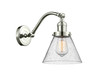 Large Cone 1 Light Sconce In Polished Nickel (515-1W-Pn-G44)