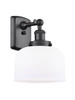 Large Bell 1 Light Sconce In Matte Black (916-1W-Bk-G71)