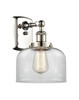 Large Bell 1 Light Sconce In Polished Nickel (916-1W-Pn-G72)