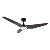 Kaj 52" Black Outdoor Smart Ceiling Fan, LED Light Kit (VS523B-L12-B5-1)