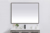 Pier 36X48 Inch Led Mirror With Adjustable Color Temperature 3000K/4200K/6400K In Black (MRE63648BK)