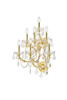 Maria Theresa 7 Light Gold Wall Sconce Clear Royal Cut Crystal (2800W7G/RC)
