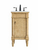 Lexington 18" Single Antique Beige Bathroom Vanity (VF13018AB)