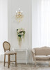 Maria Theresa 3 Light Golden Teak Wall Sconce Golden Teak (Smoky) Royal Cut Crystal (2800W3GT-GT/RC)