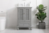 24 Inch Single Bathroom Vanity In Grey (VF30524GR)