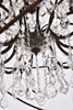 Geneva 18 Light Rustic Intent Chandelier Clear Royal Cut Crystal (1130G43RI/RC)