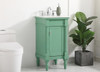 18.5 Inch Single Bathroom Vanity In Vintage Mint (VF13018VM)