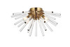 Sienna 18 Inch Crystal Rod Wall Sconce In Gold (2502W18SG)