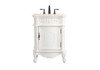 Berkshire 24" Single Antique White Bathroom Vanity (VF-1031AW)