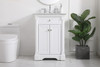 24 Inch Single Bathroom Vanity In  White (VF53024WH)