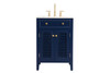 Cape cod 24" Single Blue Bathroom Vanity (VF10424BL)
