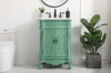 24 Inch Single Bathroom Vanity In Vintage Mint (VF10124VM)