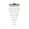 Galaxy 6 Light Chrome Pendant Clear Royal Cut Crystal (V2006D18C/RC)