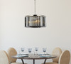 Sydney 8 Light Polished Nickel Chandelier Silver Shade (Grey) Royal Cut Crystal (1208D31PN-SS/RC)