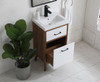 18 Inch Bathroom Vanity In Matte White (VF41018WH)