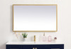 Pier 24X40 Inch Led Mirror With Adjustable Color Temperature 3000K/4200K/6400K In Brass (MRE62440BR)