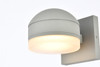 Raine Integrated Led Wall Sconce In Silver (LDOD4015S)