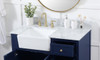 Elegant Furniture and Lighting 40 Inch Backsplash In Carrara White (BS1240CRA)