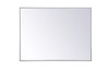 Monet Grey Rectangular Mirror (MR43648GR)