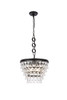 Nordic 4 Lights Black Pendant (1219D16BK/RC)