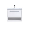24 Inch  Single Bathroom Floating Vanity In White (VF43024WH)