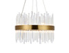 Dallas 14 Light Gold Chandelier Clear Royal Cut Crystal (3000D20G)
