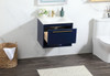 24 Inch Single Bathroom Vanity In Blue (VF43524MBL)