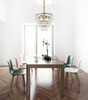 Elegant Furniture and Lighting Kora 3 Light Brass Pendant (LD5016D13BR)