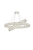 Monroe Integrated Led Light Chrome Chandelier Clear Royal Cut Crystal (3503D40C)