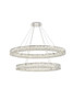 Monroe Integrated Led Light Chrome Chandelier Clear Royal Cut Crystal (3503D40C)