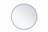 Eternity Blue Round Mirror (MR4047BL)