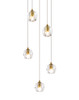 Eren 5 Lights Gold Pendant (3505G12G)