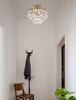 Elegant Furniture and Lighting Mila 14 Inch Flush Mount In Brass (1103F14BR)