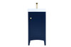 Mod 17.5" Single Blue Bathroom Vanity (VF2318BL)
