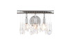 Chorus Line 3 Light Chrome Wall Sconce Clear Royal Cut Crystal (V3100W16C/RC)