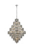 Maxime 20 Light Chrome Chandelier With Crystal (2039D30C-SS/RC)