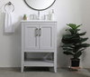 24 Inch Single Bathroom Vanity In Grey (VF16024GR)