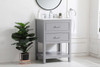24 Inch Single Bathroom Vanity In Grey (VF19024GR)