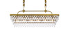 Nordic 40 Inch Rectangle Pendant In Brass (1219G40BR)