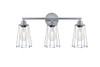 Auspice 3 Light Chrome Bath Sconce (LD4047W24C)