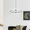 Serena 32 Inch Crystal Round Chandelier In Chrome (2200D32C)
