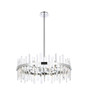 Serena 32 Inch Crystal Round Chandelier In Chrome (2200D32C)