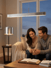 Elegant Furniture and Lighting Exemplar 1 Light Brushed Nickel Table Lamp (LD4075T10BN)