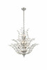 Orchid 18 Light Chrome Chandelier With Clear Crystal (V2011G41C/RC)