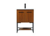 24 Inch Single Bathroom Vanity In Teak (VF42524MTK)