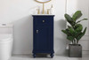 19 Inch Single Bathroom Vanity In Blue (VF12319BL)