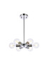 Reyes 6 Lights Chrome Pendant (LD2338C)