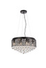 Tully 8 Light Black Pendant (LD520D20BK)